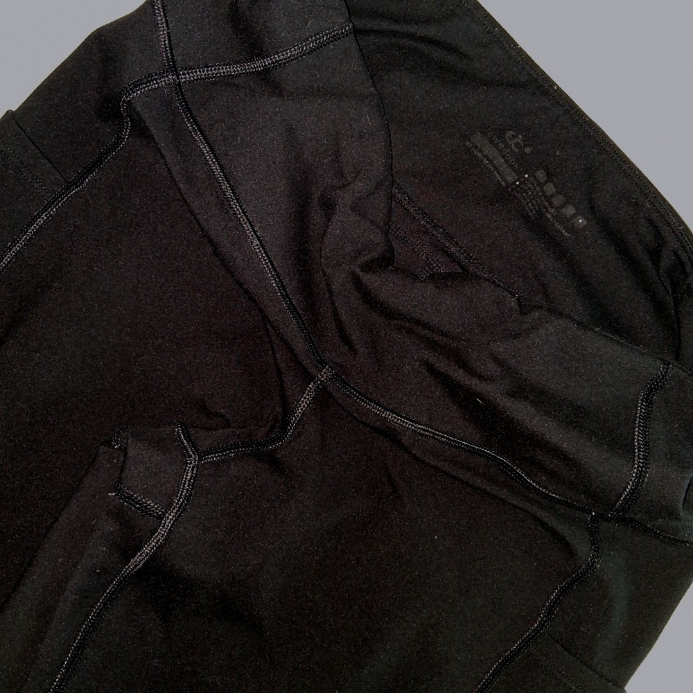 Athletic Black High Waisted Leggings with Pockets Workout Athleisure Women M